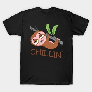 Cute Chillin` Sloth T-Shirt